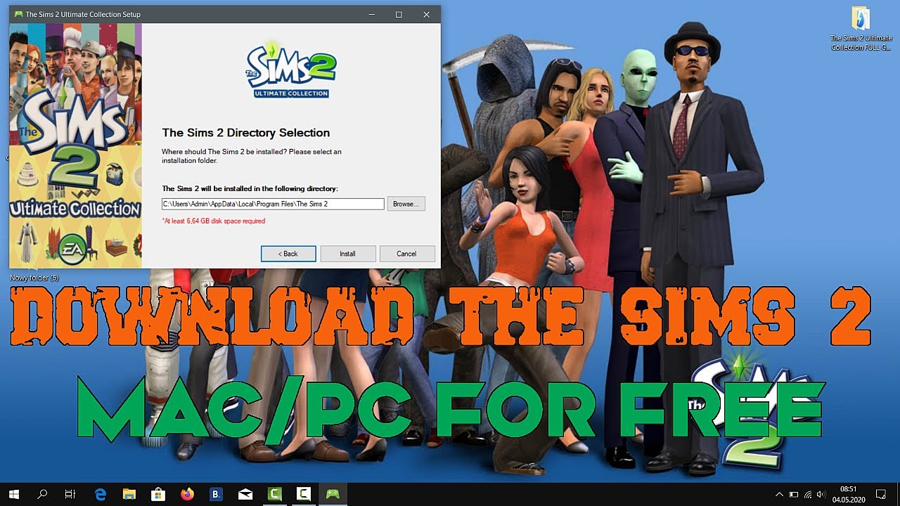 Sims 2 free download mac